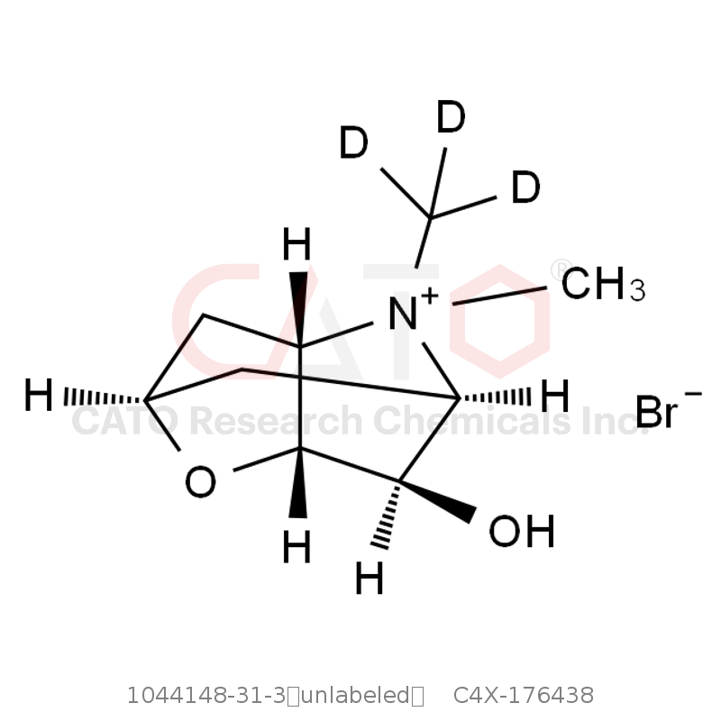 CAS No.:1044148-31-3（unlabeled）,噻托溴铵EP杂质H-d3溴化物（异构体混合物）