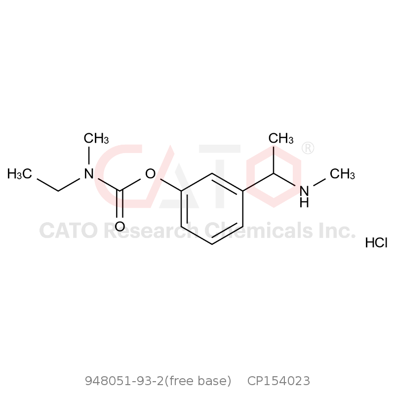CAS No.:948051-93-2(free base),Rivastigmine Impurity N12 HCl