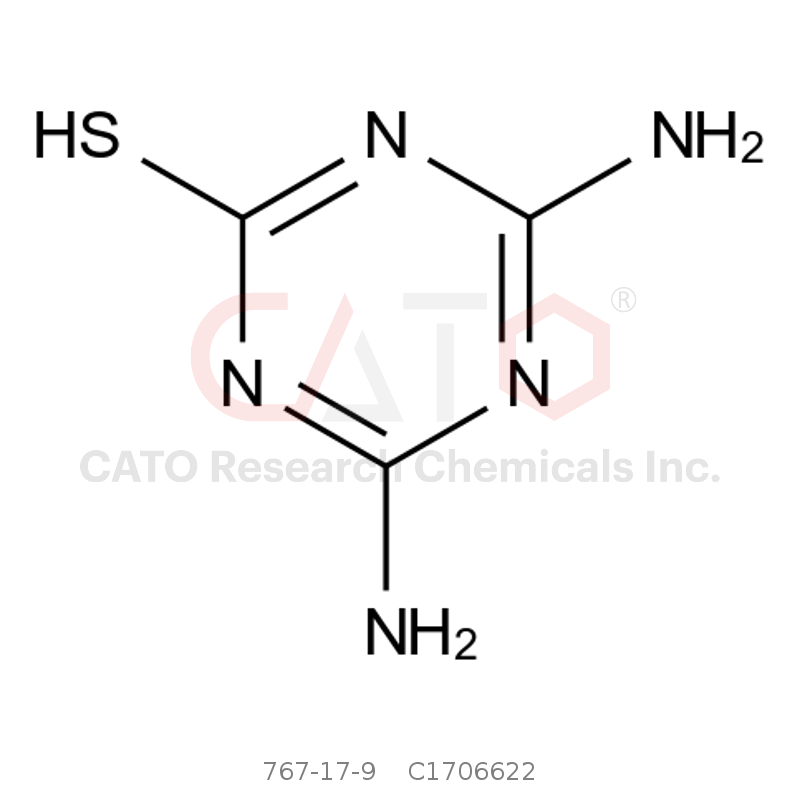 CAS No.:767-17-9,4,6-二氨基-1,3,5-三嗪-2-硫醇