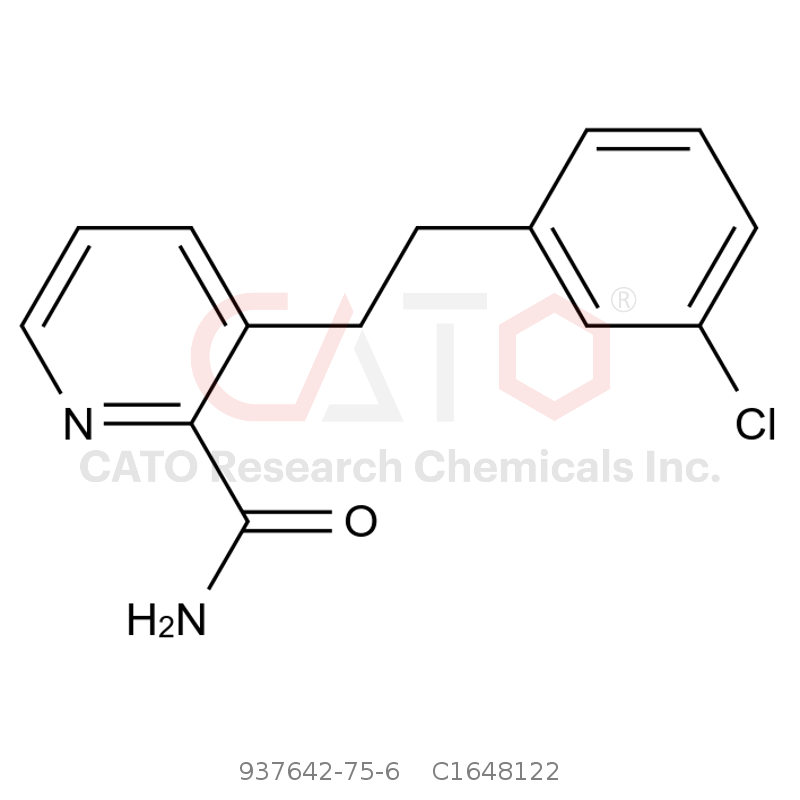 CAS No.:937642-75-6,3-(3-Chlorophenethyl)picolinamide