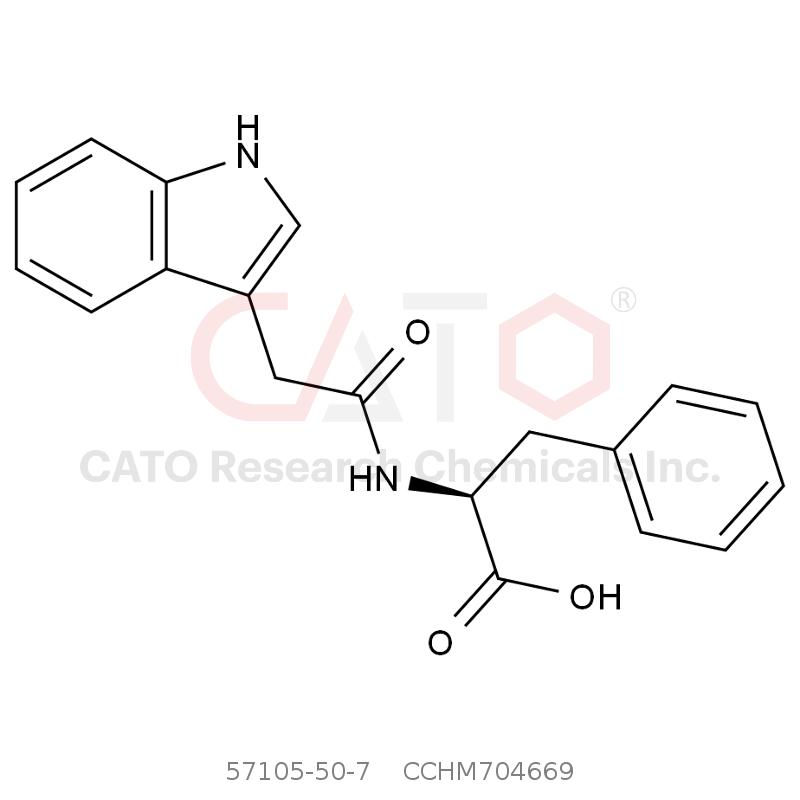 CAS No.:57105-50-7,N-3-吲哚乙酰基-L-苯丙氨酸