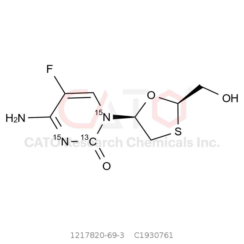 CAS No.:1217820-69-3,恩曲他滨-13C,15N2