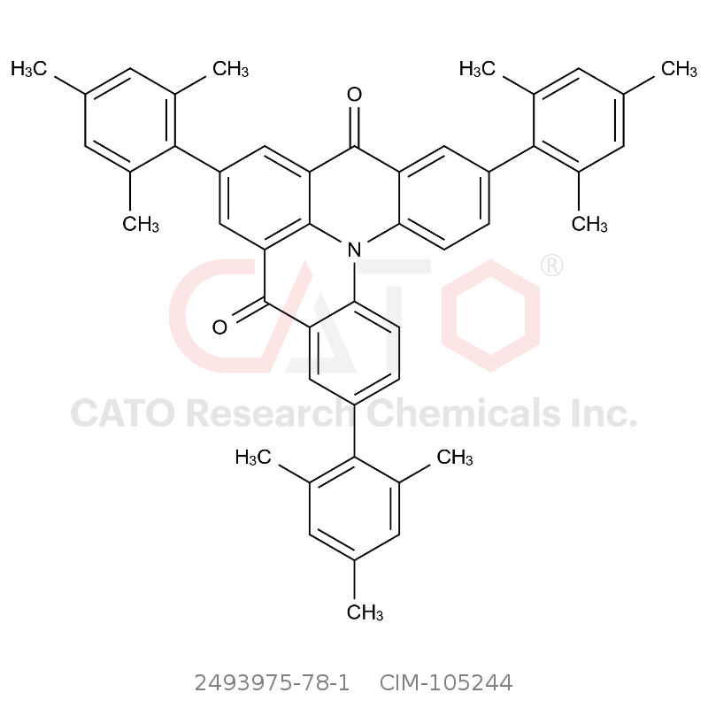 CAS No.:2493975-78-1,3,7,11-Trimesitylquinolino[3,2,1-de]acridine-5,9-dione