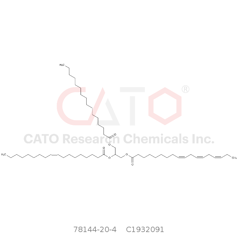 CAS No.:78144-20-4,1-棕榈酸-2-油酸-3-亚麻酸甘油三酯