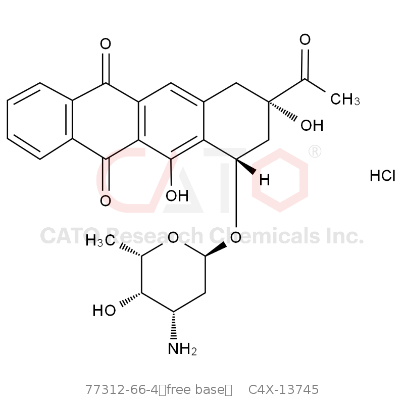 CAS No.:77312-66-4（free base）,Idarubicin Impurity 5