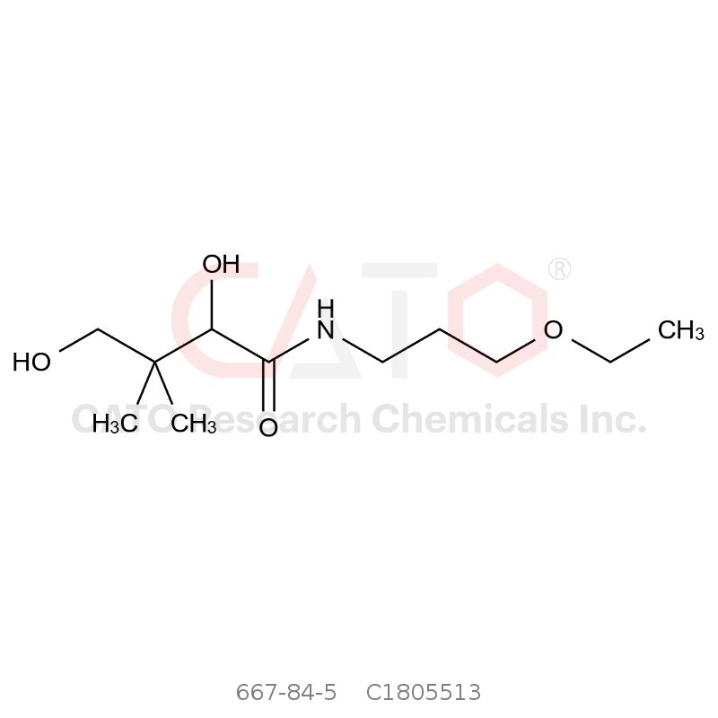 CAS No.:667-84-5,DL-泛醇乙酯