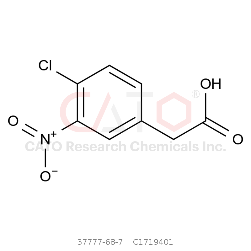 CAS No.:37777-68-7,4-Chloro-3-nitrophenylacetic acid