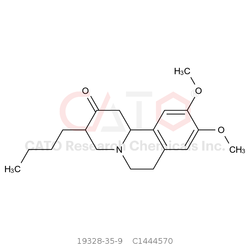 CAS No.:19328-35-9,3-Butyl-9,10-dimethoxy-3,4,6,7-tetrahydro-1H-pyrido[2,1-a]isoquinolin-2(11bH)-one