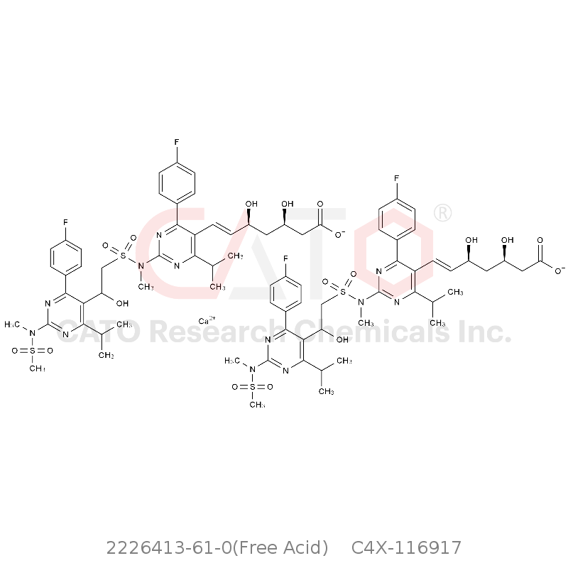 CAS No.:2226413-61-0(Free Acid),瑞舒伐他汀EP杂质E钙盐