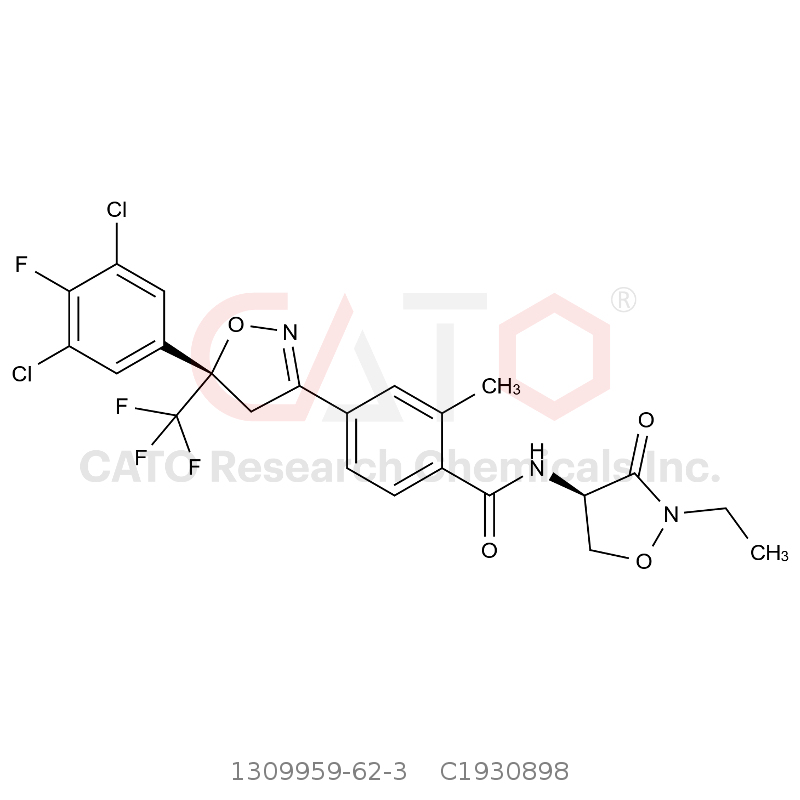 CAS No.:1309959-62-3,(5S,4R)-异噁唑虫酰胺