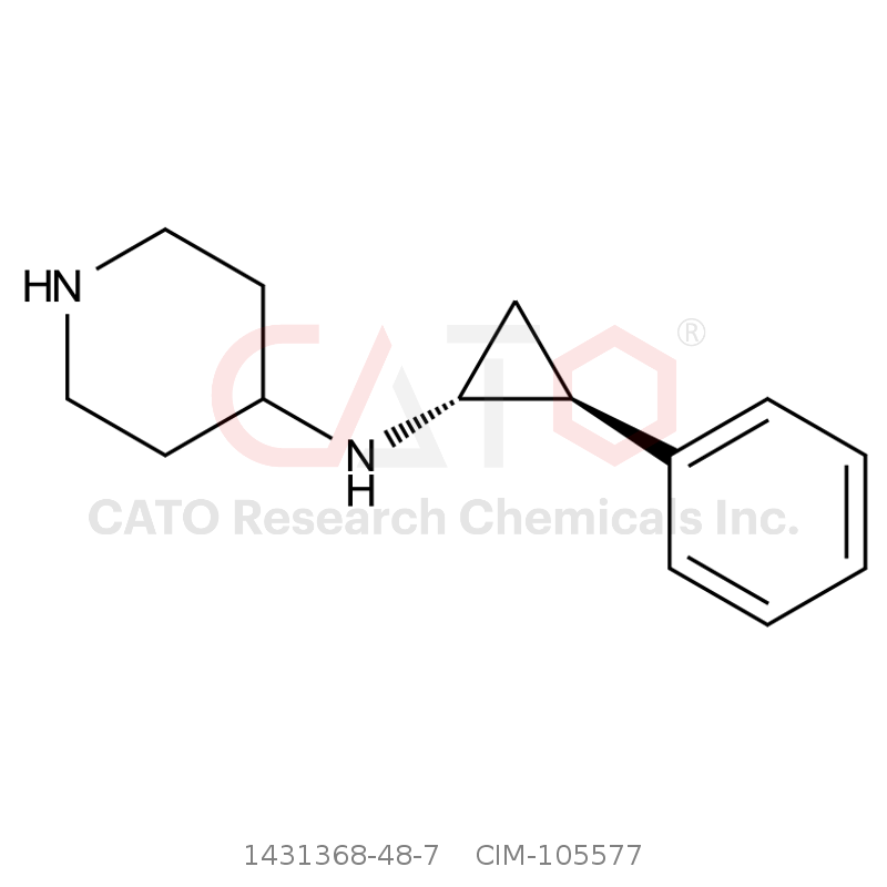 CAS No.:1431368-48-7,N-((1R,2S)-2-phenylcyclopropyl)piperidin-4-amine