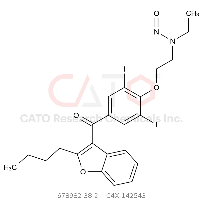 CAS No.:678982-38-2,N-Nitroso Amiodarone EP Impurity B