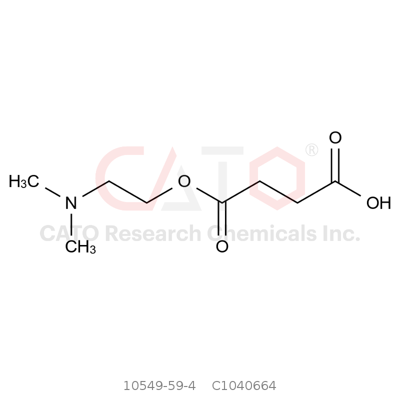 CAS No.:10549-59-4,4-(2-(Dimethylamino)ethoxy)-4-oxobutanoic acid