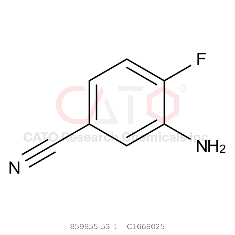 CAS No.:859855-53-1,3-Amino-4-fluorobenzonitrile