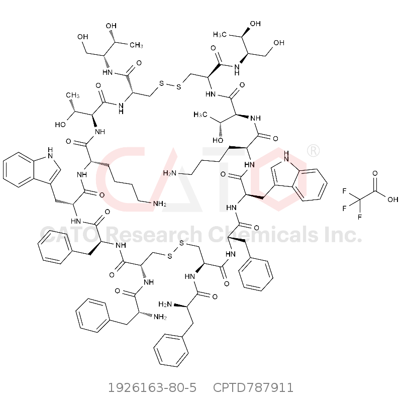 CAS No.:1926163-80-5,奥曲肽二聚体三氟乙酸盐 (平行二聚)