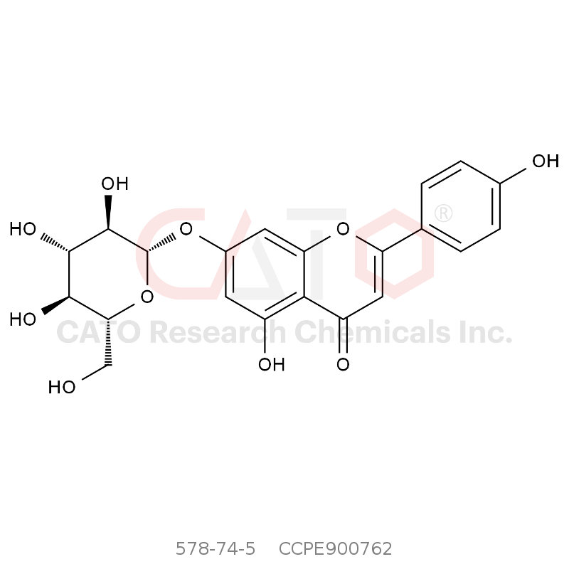 CAS No.:578-74-5,芹菜素-7-葡萄糖苷