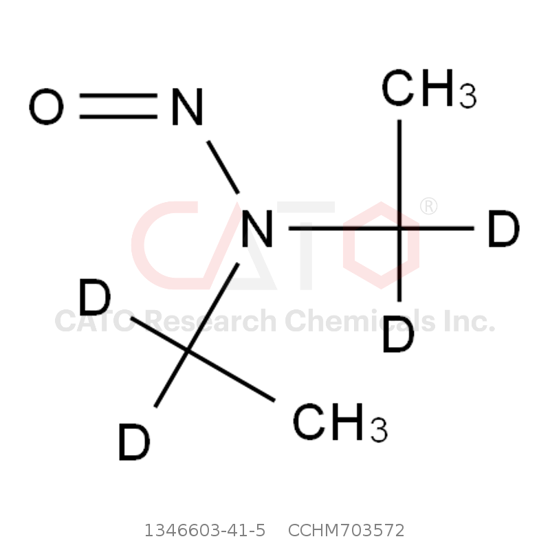 CAS No.:1346603-41-5,N-亚硝基二乙胺-D4