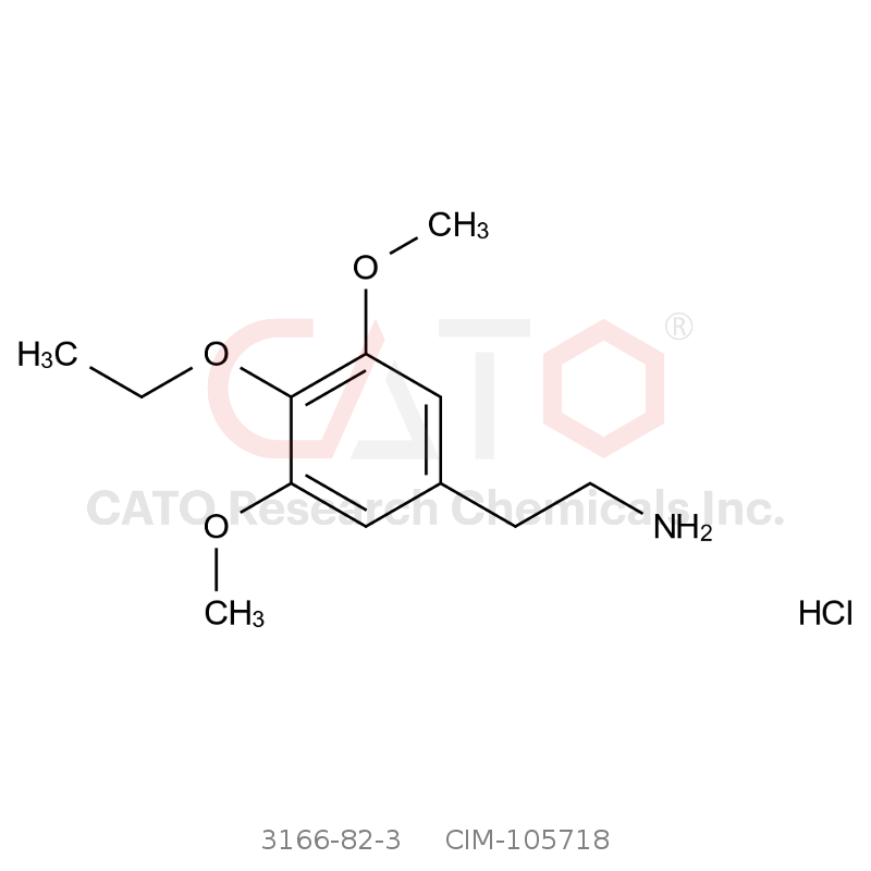 CAS No.:3166-82-3 ,2-(4-乙氧基-3,5-二甲氧基苯基)乙烷-1-胺盐酸盐