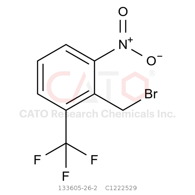CAS No.:133605-26-2,2-(Bromomethyl)-1-nitro-3-(trifluoromethyl)benzene