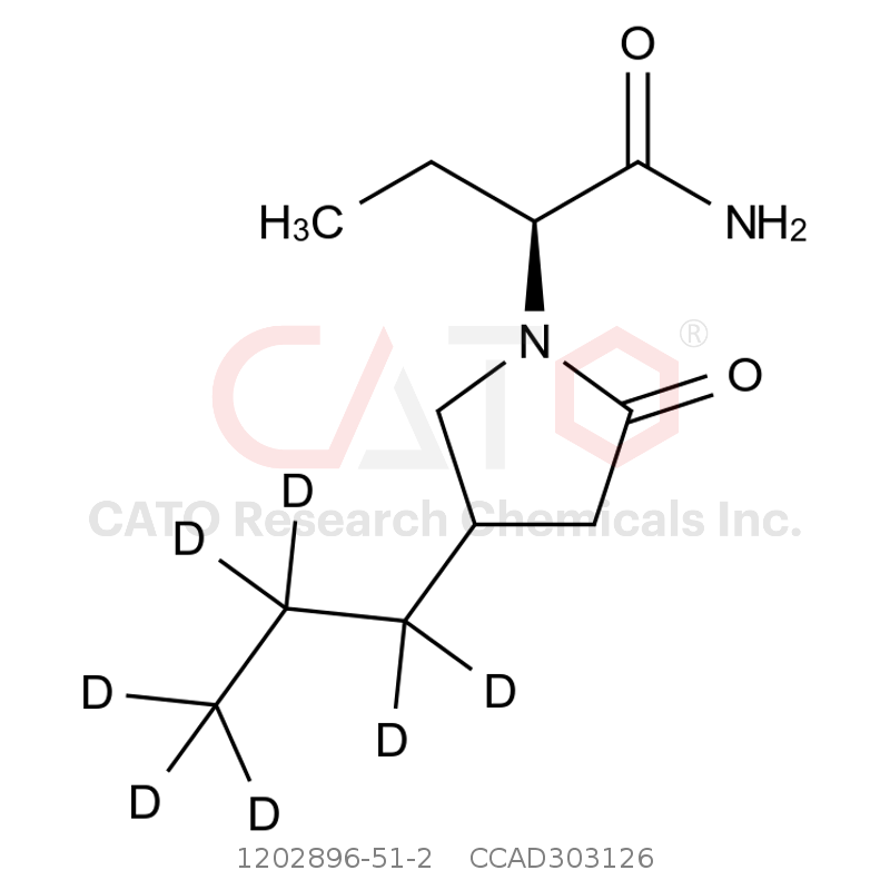 CAS No.:1202896-51-2,Brivaracetam-d7 (Mixture of Diastereomers)
