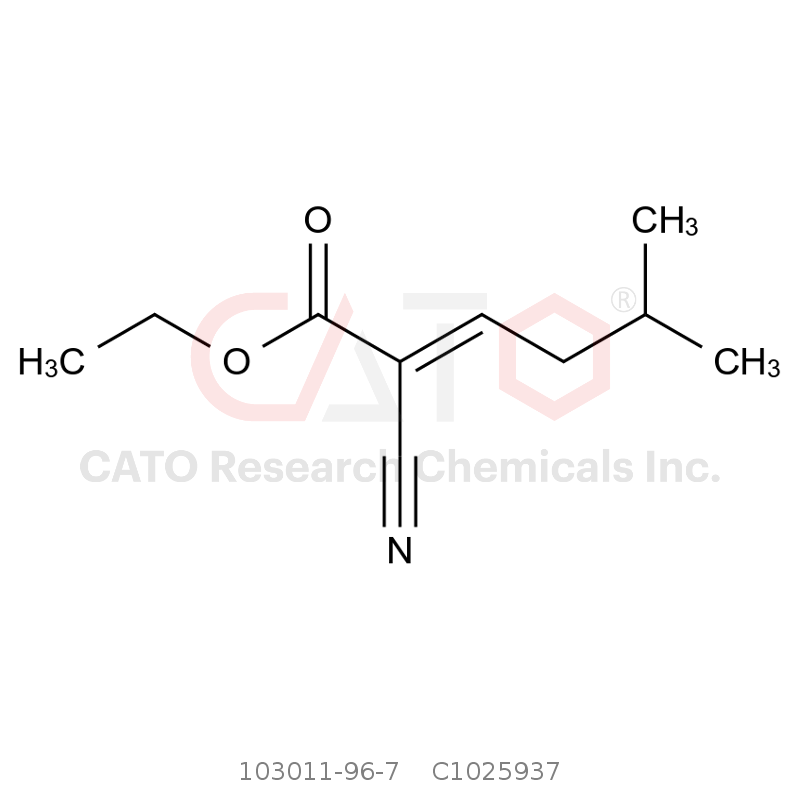 CAS No.:103011-96-7,(E)-Ethyl 2-Cyano-5-methyl-2-hexenoate
