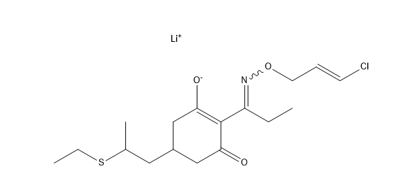 烯草酮锂盐 Clethodim lithium CAS 2945081-00-3 结构式 Chemical Structure