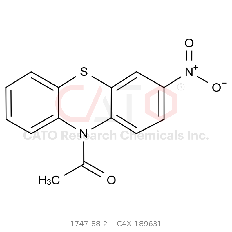 CAS No.:1747-88-2,1-(3-硝基-10H-吩噻嗪-10-基)乙烷-1-酮