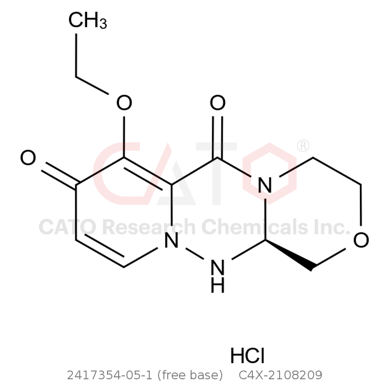 CAS No.:2417354-05-1 (free base),Baloxavir Marboxil Impurity 209 HCl
