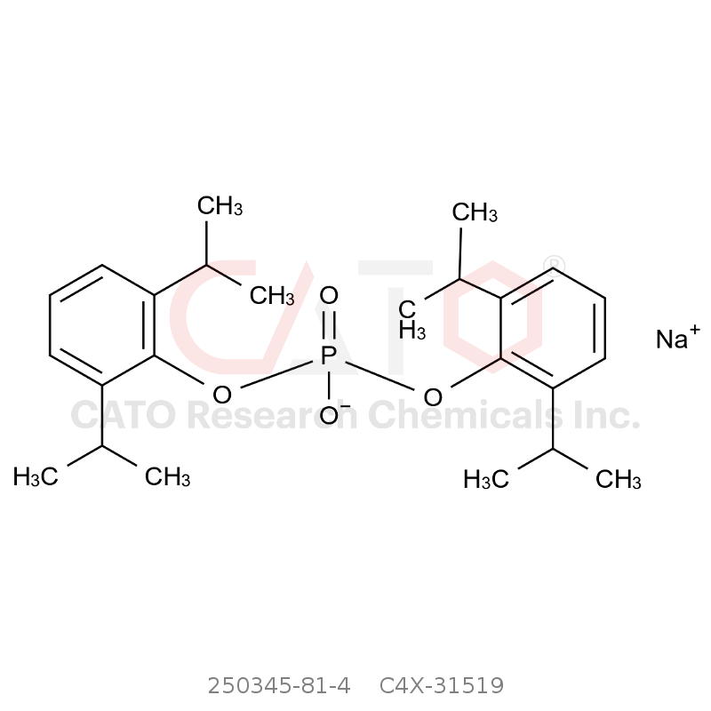 CAS No.:250345-81-4,Fospropofol Impurity 9 Na Salt