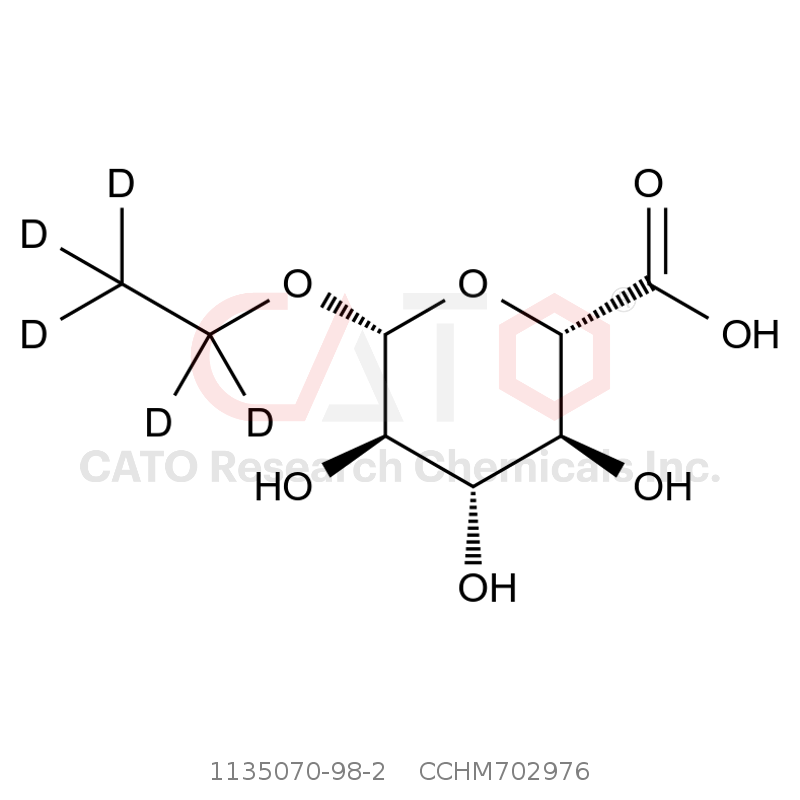 CAS No.:1135070-98-2,Ethyl-d5 beta-D-glucuronide