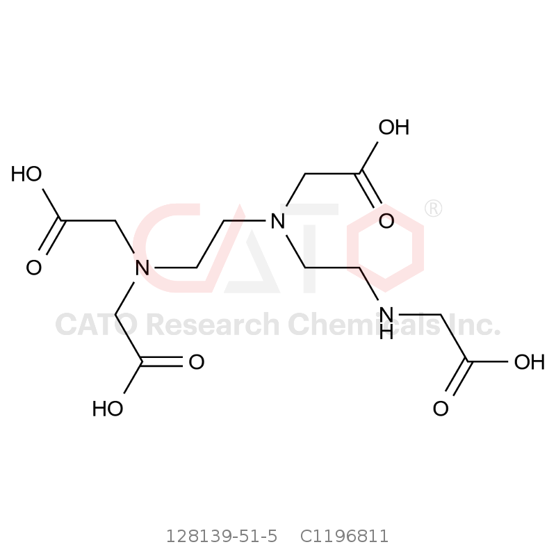 CAS No.:128139-51-5,128139-51-5
2,2'-((2-((Carboxymethyl)(2-((carboxymethyl)amino)-ethyl)amino)ethyl)azanediyl)diacetic acid
3476AD
C12H21N3O8