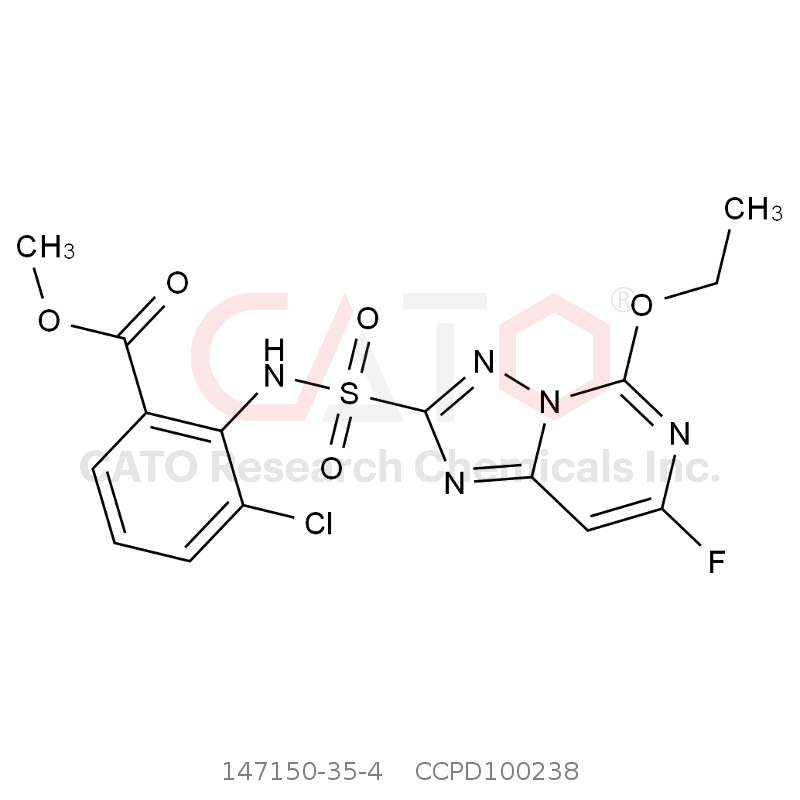 CAS No.:147150-35-4,氯酯磺草胺