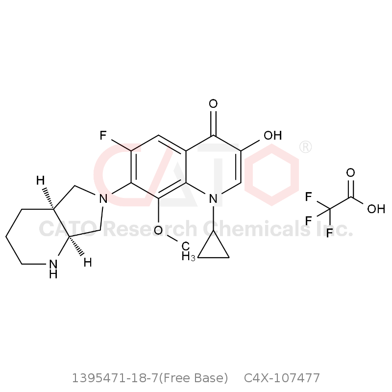 CAS No.:1395471-18-7(Free Base),Moxifloxacin Impurity 77
