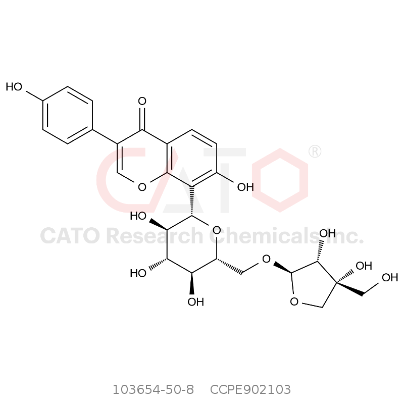 CAS No.:103654-50-8,葛根素芹菜糖苷