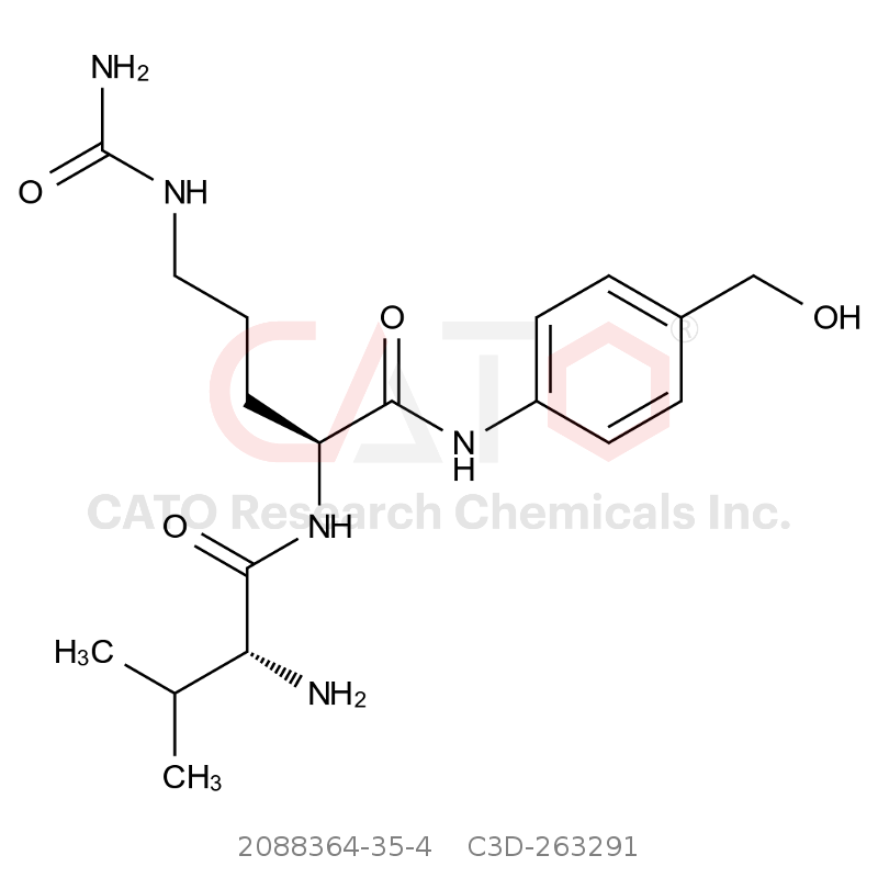 CAS No.:2088364-35-4,(S)-2-((R)-2-氨基-3-甲基丁酰胺基)-N-(4-(羟甲基)苯基)-5-脲基戊酰胺