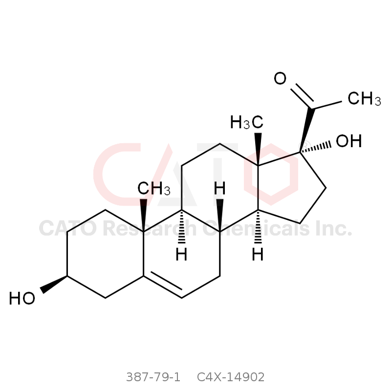 CAS No.:387-79-1,17-羟基孕烯醇酮