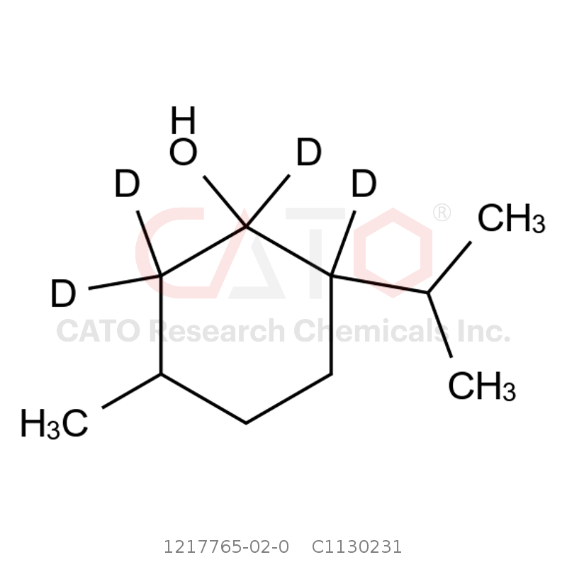 CAS No.:1217765-02-0,Menthol-d4 (mixture of diastereomers)