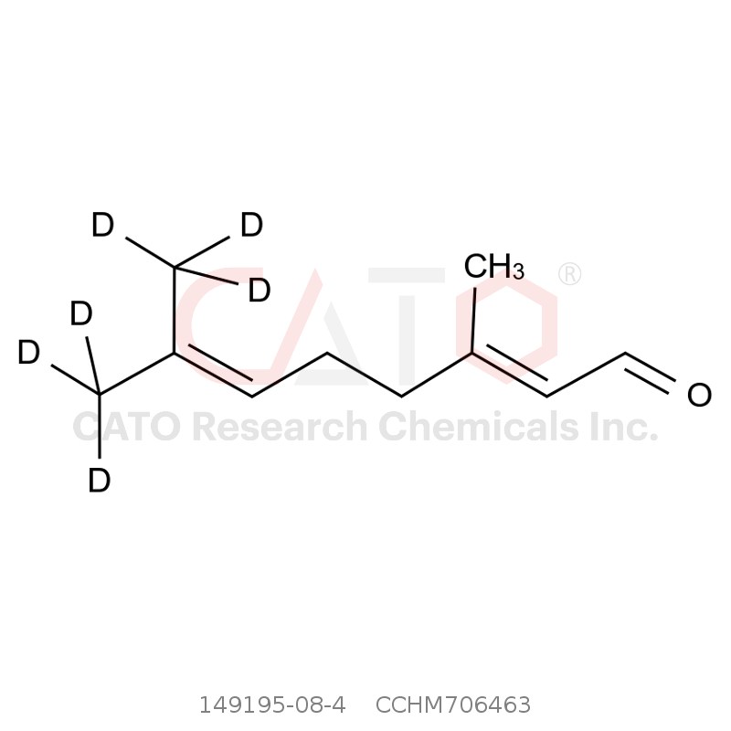 CAS No.:149195-08-4,柠檬醛-d6