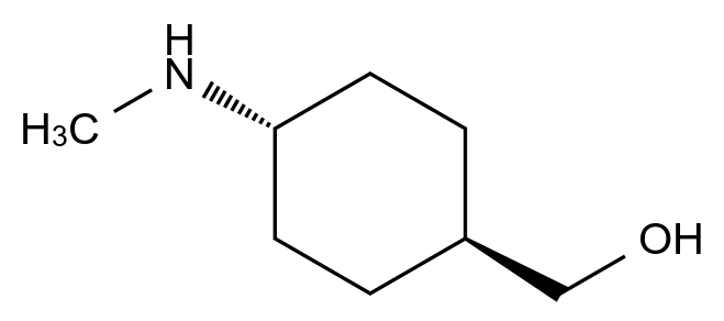 trans-(4-(Methylamino)cyclohexyl)methanol CAS 400898-77-3 chemical structure