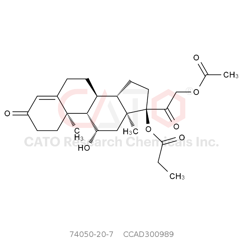 CAS No.:74050-20-7,Hydrocortisone 17-Propionate 21-Acetate