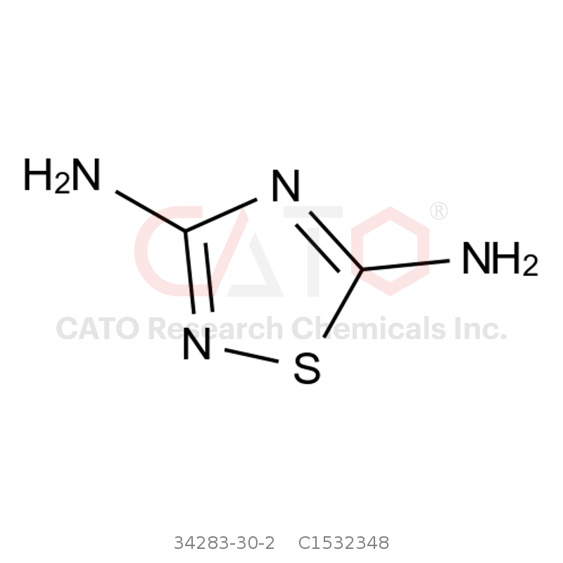CAS No.:34283-30-2,1,2,4-thiadiazole-3,5-diamine