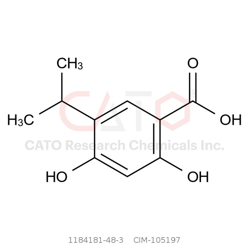 CAS No.:1184181-48-3,2,4-Dihydroxy-5-isopropylbenzoic acid