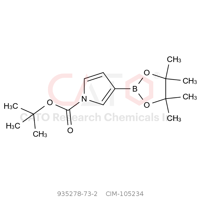 CAS No.:935278-73-2,Tert-butyl 3-(4,4,5,5-tetramethyl-1,3,2-dioxaborolan-2-yl)-1H-pyrrole-1-carboxylate
