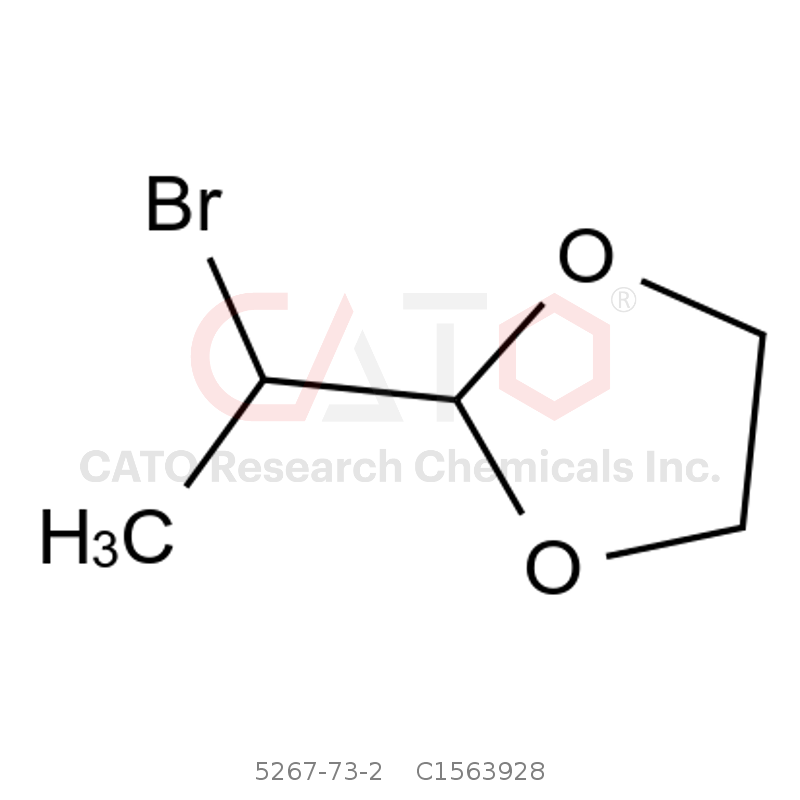 CAS No.:5267-73-2,2-(1-Bromoethyl)-1,3-dioxolane