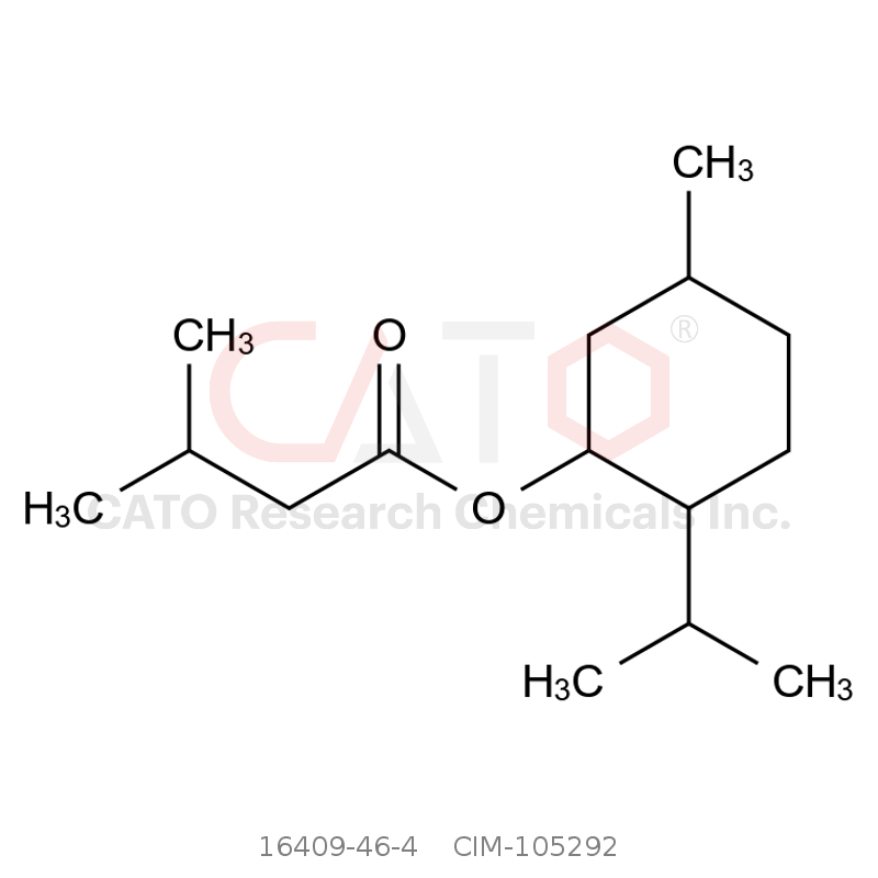 CAS No.:16409-46-4,2-Isopropyl-5-methylcyclohexyl 3-methylbutanoate