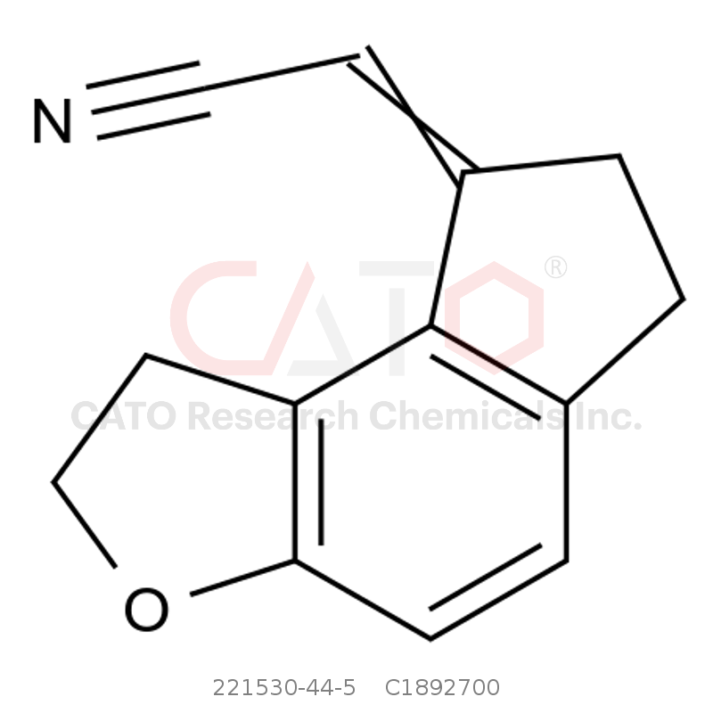 CAS No.:221530-44-5,(1,2,6,7,-Tetrahydro-8H-indeno[5,4-b]furan-8-ylidene)acetonitrile