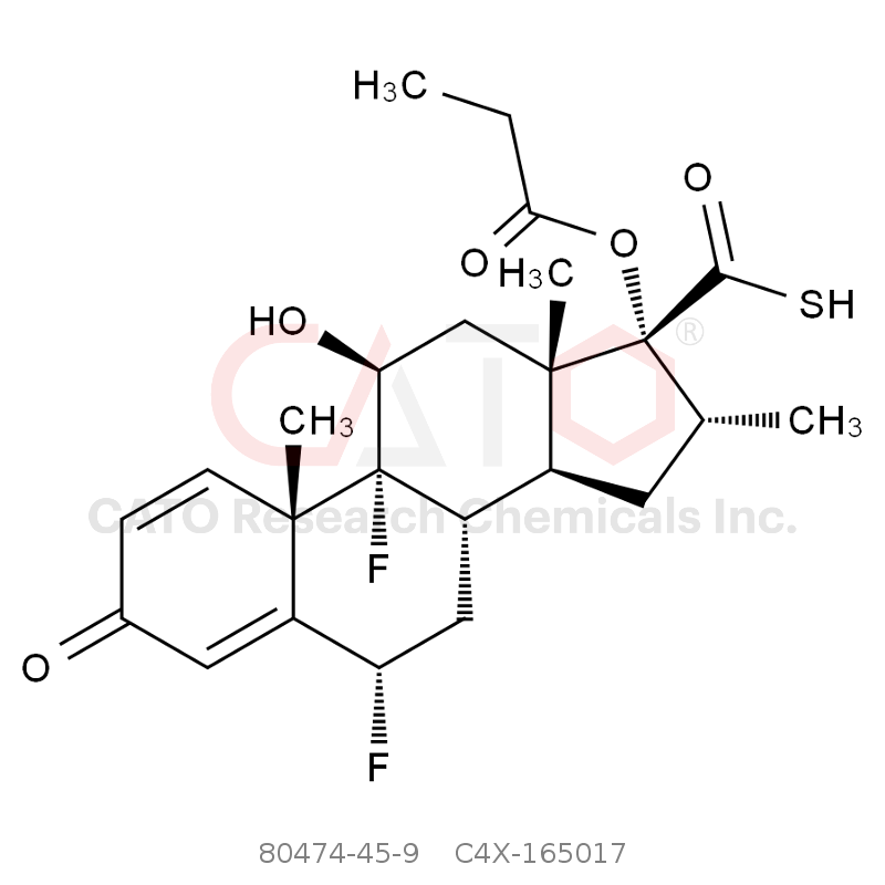 CAS No.:80474-45-9,Fluticasone Carbothioic Acid Impurity