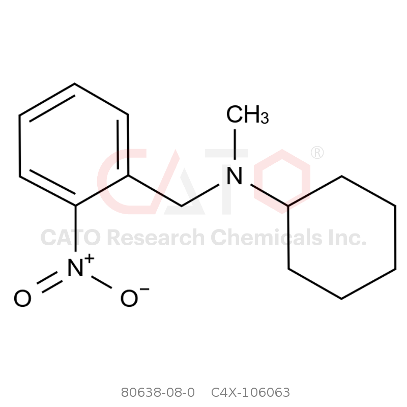 CAS No.: 80638-08-0,N-cyclohexyl-N-methyl-o-nitrobenzylamine