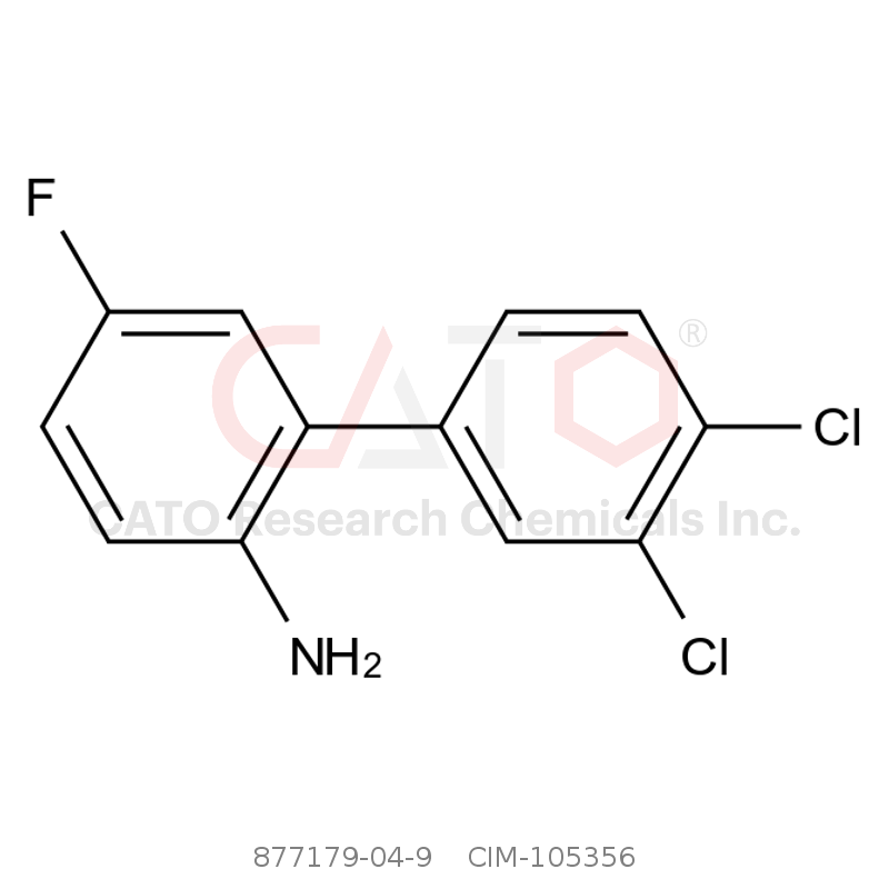CAS No.:877179-04-9,3',4'-Dichloro-5-fluoro-[1,1'-biphenyl]-2-amine
