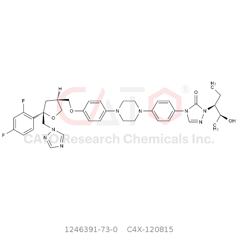 CAS No.:1246391-73-0,泊沙康唑杂质15(S,S,S,S)